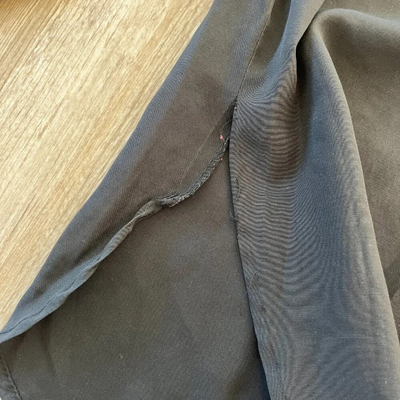 Womens Laura Tyler Vintage Black Button Up Top - M - Picture 5 of 8